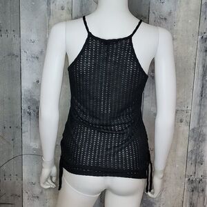 RED Haute Crochet top with side tie